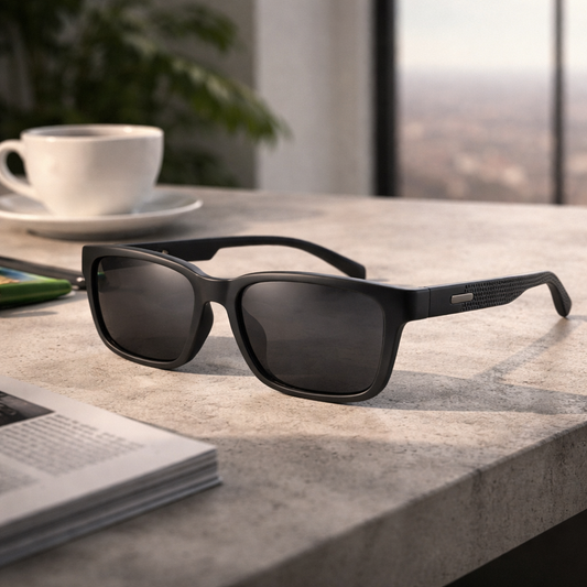 The Classic Square | Minimalist UV400 Protection Sunglasses – The YUMI Edit